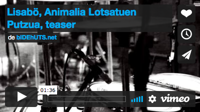 Lisabö, Animalia Lotsatuen Putzua, zuzeneko lehen datak